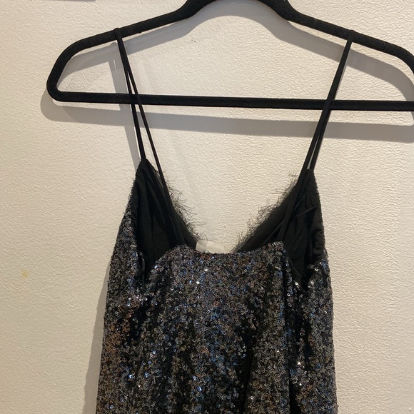 Stunning Black sequin dress Zara W & B collection 🇧🇬 Made in Bulgarie 🇧🇬 - Picture 12 of 15